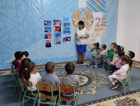 "Рәміздермен танысайық" Ортаңғы "Көгершін" тобы Тәрбиеші П.Тажибаева