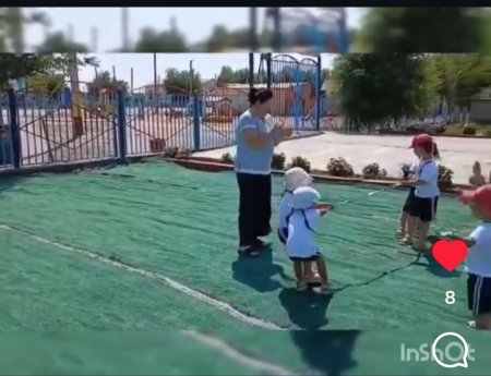 Жазғы сайыстар "Арқан тарту", "Тақия ілу" Музыкалық жетекші А.Кырбасова