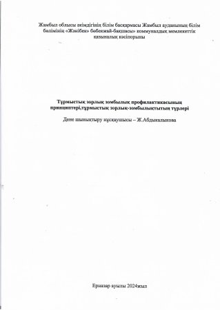 Тұрмыстық зорлық зомбылық профилактикасының прицптері,тұрмыстық зорлық-зомбылықтың түрлері Дене шынықтыру нұсқаушысы:Ж.Абдықалыкова